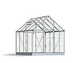 Palram - Canopia Snap & Grow 6' x 8' Greenhouse - Silver