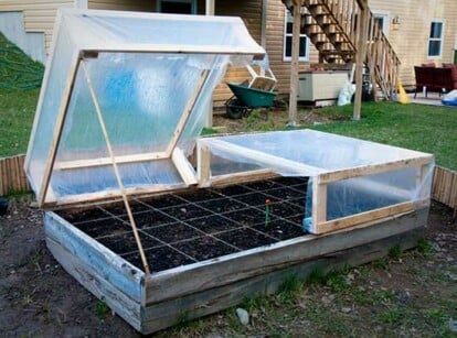 Sleek and Efficient Cold Frame